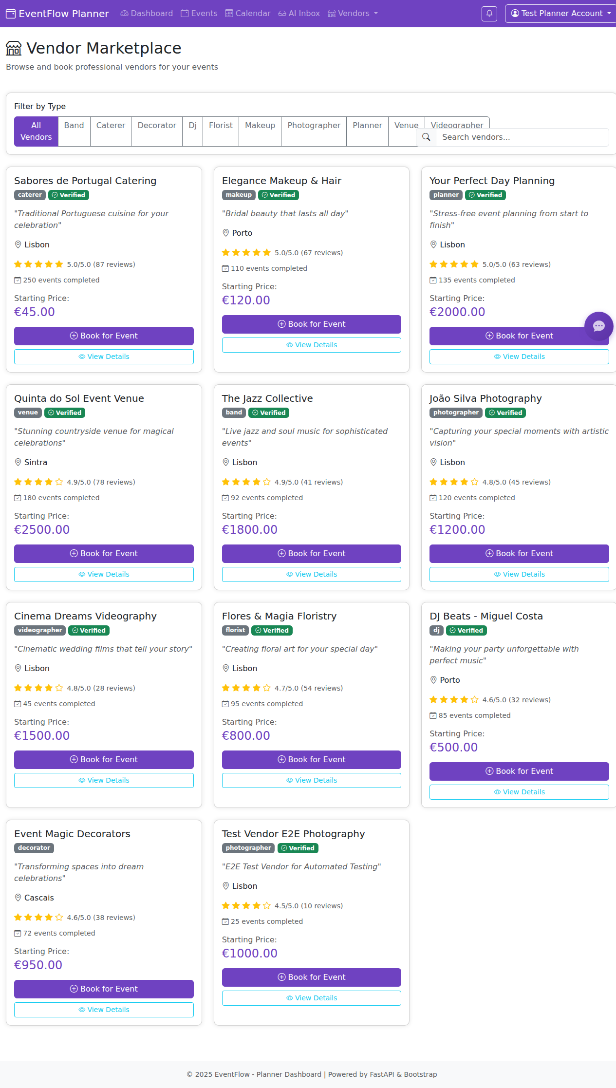 Vendor Marketplace